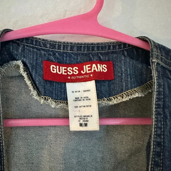 Guess Denim Vest • M - Picture 2 of 4